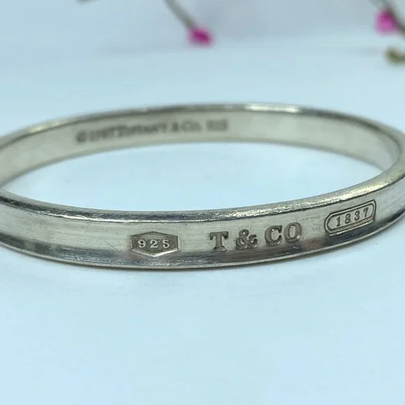 Tiffany & Co. Silver Bangle Bracelet - Picture 8 of 8